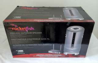 ROCKETFISH Wireless Indoor Outdoor Speaker w/ Transmitter Sender 