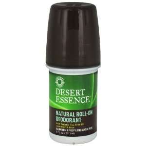  Desert Essence Natural Roll On Deodorant With Organic Tea 