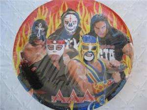 AAA Lucha Libre Wrestling Party 12 Cake PLATES Supplies  