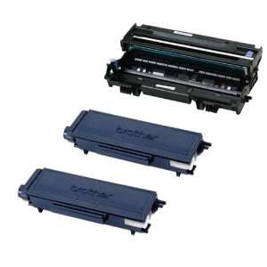  Brother MFC 8670DN Drum and (2) Toner Cartridges Combo 