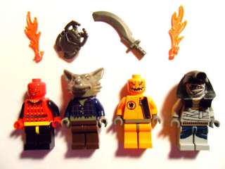 LEGO Minifigure Lot Halloween WEREWOLF Devil ZOMBIE +++  