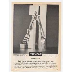  1963 Towle Innovation & Merrimack Stainless Flatware Print 