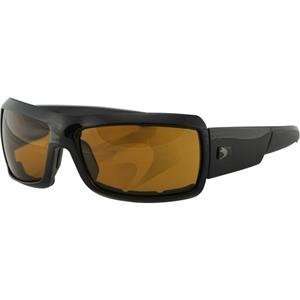  Bobster Trike Sunglasses   Black/Amber Automotive