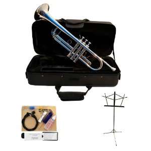   Bb Trumpet Package with Complete Care Kit, Music Sand and Deluxe Case
