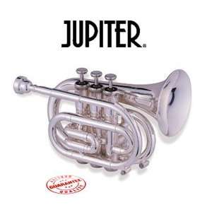  Jupiter Silver Bb Pocket Trumpet 516S Musical Instruments