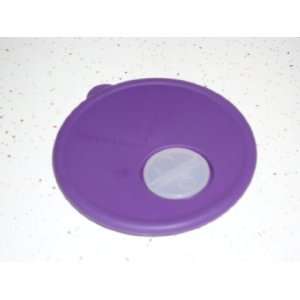 Tupperware Rock N Serve Round Replacement Lid / Seal Purple with Sheer