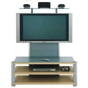    Line 3500 LCD Adjustable Height Plasma TV Stand, Maple Electronics