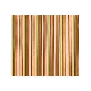  Gold, Green & Red Stripes Twin Bedskirt