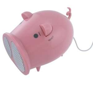  USB Pig Speaker w/ FM Radio Tuner, Pink Electronics