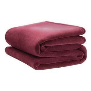  Vellux Queen Blanket, New Cranberry