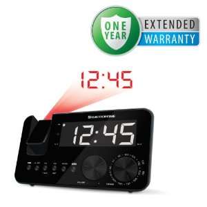  AM/FM Projection Clock Radio with WakeUp Battery Backup Alarm 