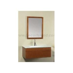 Ronbow WM1089 36 Wall Mount Bathroom Vanity Set W/ Single Hole Glass 