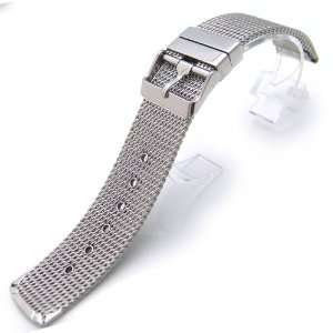   Interlock Design Wire Mesh Watch Band, Strap Bracelet 