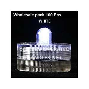  Wholesale Florist 100 Pack White Waterproof Tea Lights 