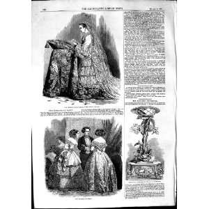  1853 EMPRESS FRENCH BRIDAL COSTUME COLONEL FANCOURT
