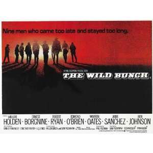 The Wild Bunch Movie Poster (30 x 40 Inches   77cm x 102cm) (1969) UK 