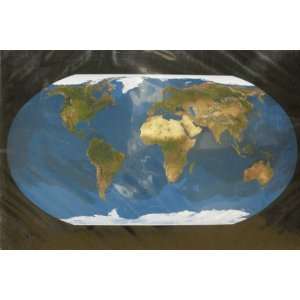  World Satellite Wall Map GeoSphere, Tom VanSant Books